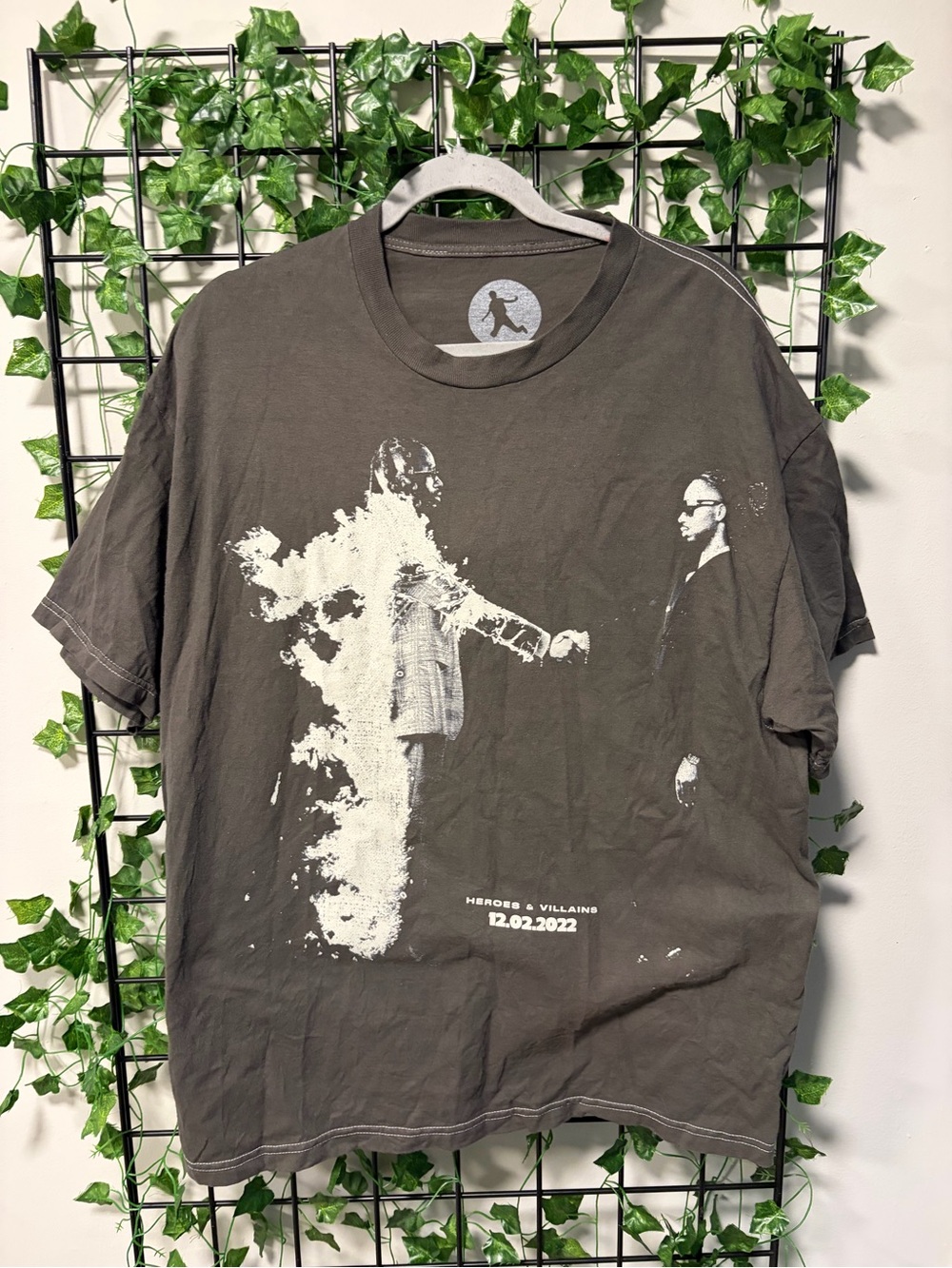 Heroes & Villains Future & Metro Boomin Graphic Tee - Charcoal
